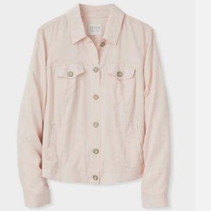 EUC Torrid peach Denim jacket size 4